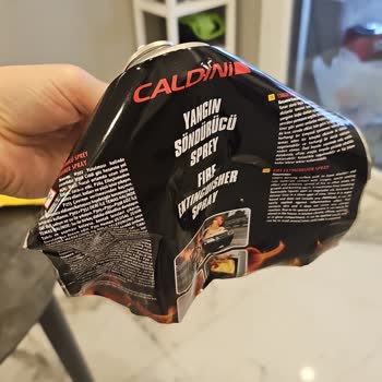 Caldini Yangın Söndürücü Sprey Tehlike Saçıyor