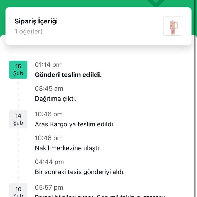 Sipariş Teslim Edilmedi, Takip Kodu Yok