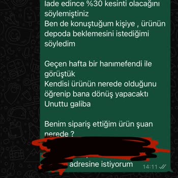 Vivense Müşteri Hizmetleri Ve İade Sürecindeki Sorunlar