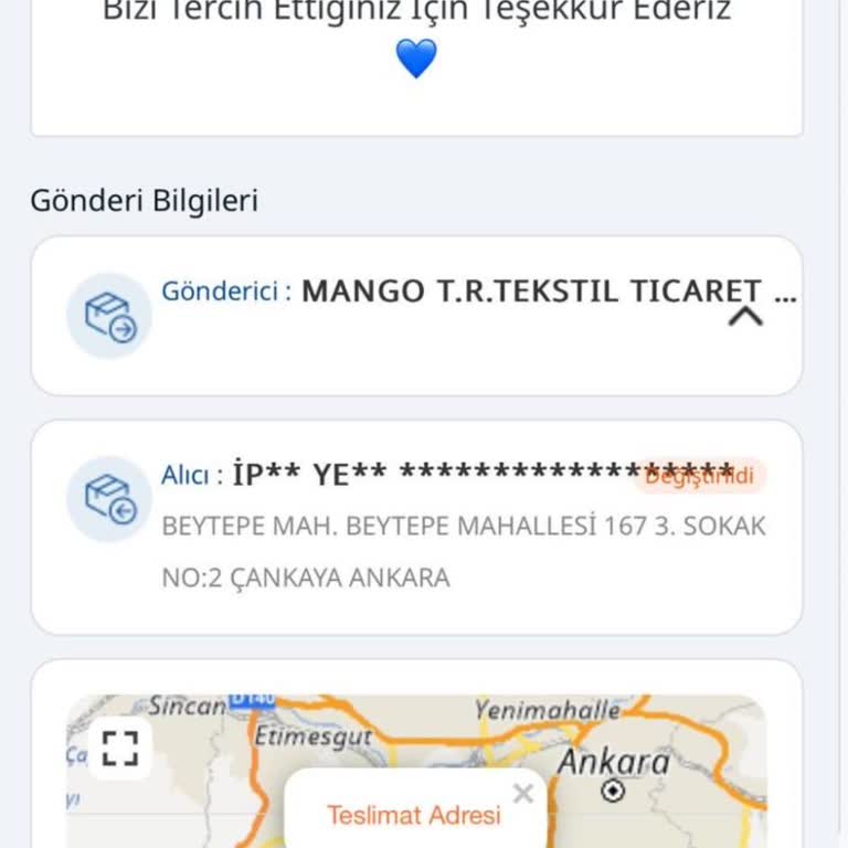 Yanlış Adrese Teslimat Ve Müşteri Hizmetleri Sorunu