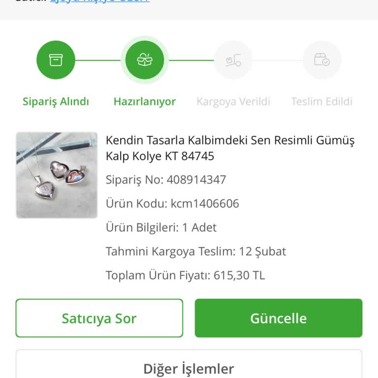 Çiçek Sepeti'nde Kargoya Verilmeyen Sipariş Sorunu