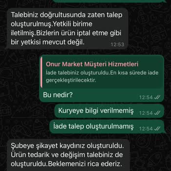 Yanlış Ürün Gönderimi Ve Yetersiz Müşteri Hizmeti