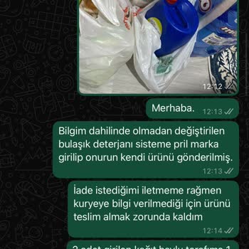 Yanlış Ürün Gönderimi Ve Yetersiz Müşteri Hizmeti