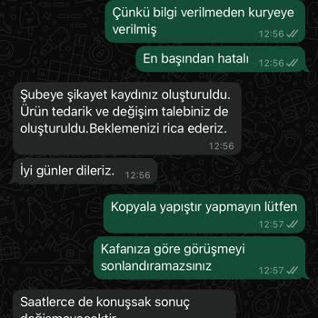 Yanlış Ürün Gönderimi Ve Yetersiz Müşteri Hizmeti