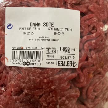 Carrefour SA'da Yanıltıcı Kıyma Fiyatları Ve Müşteri Hizmetleri Sorunu