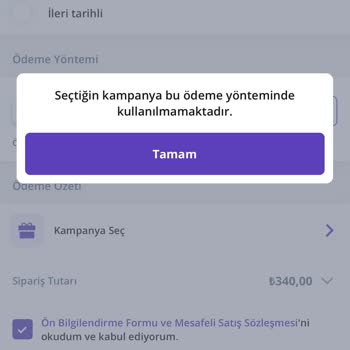 Kampanya Kullanım Sorunu Ve Müşteri Hizmetleri Yetersizliği