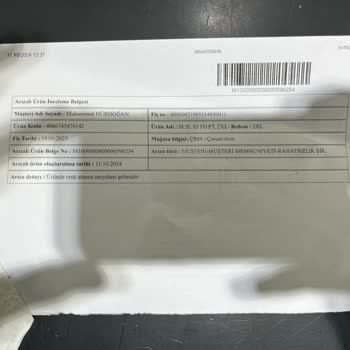Renk Solması Sorunu Ve Müşteri Hizmetleri İlgisizliği