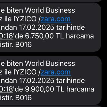 Kartımdan İzinsiz Çekim Yapıldı!