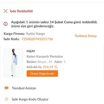 Yanlış Ürün İadesi Ve Hatalı İşlem