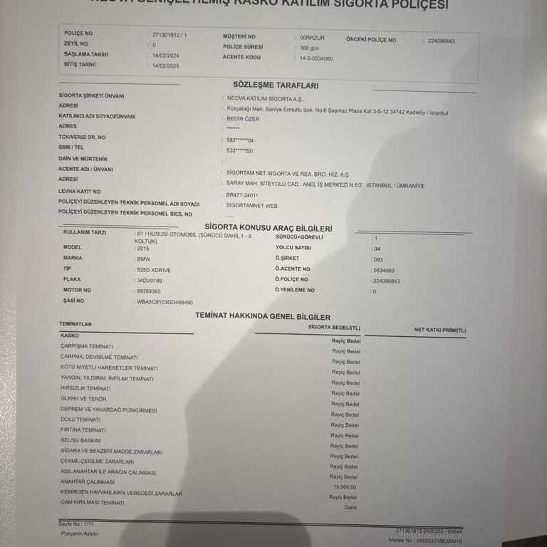 Hasarsızlık İndirimi Aktarılmayan Poliçe Mağduriyeti