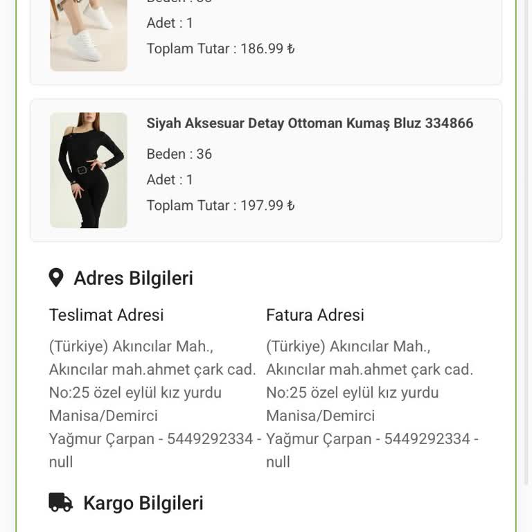 Sipariş İptalinde Karşılaşılan Sorunlar