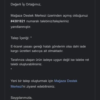 İade Sürecinde Yaşanan Sorunlar Ve İletişim Eksikliği