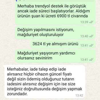 Trendyol'da Ürün Değişim Mağduriyeti: Fiyat Farkı Sorunu