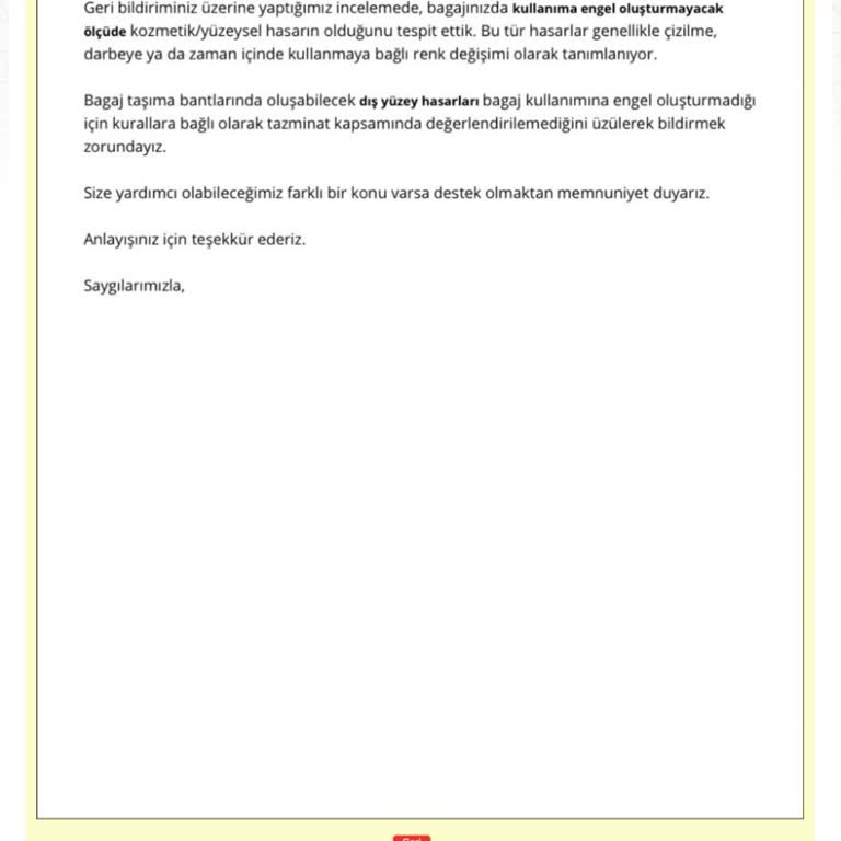 THY Uçuşunda Yeni Valizim Hasar Gördü: Müşteri Memnuniyeti Sorgulanıyor