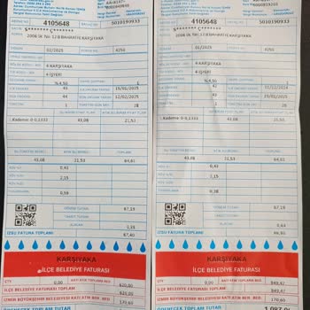 Yüksek Su Faturası Ve Katı Atık Bedeli Sorunu
