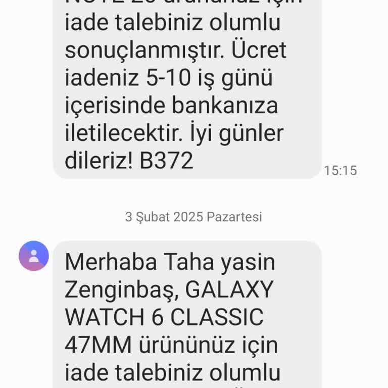 Ürün Kalitesi Ve İade Sürecinde Sorunlar