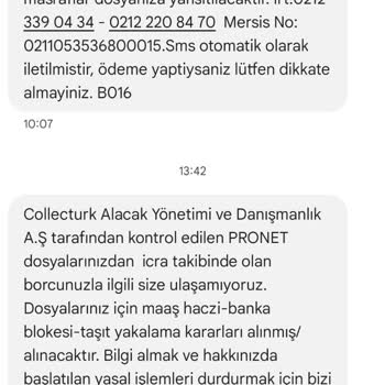 Yanlış Kişiye Sürekli Borç Bildirimi