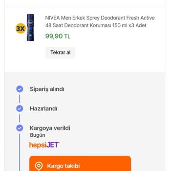 Hepsiburada & Nivea Bestellung storniert, obwohl andere das Produkt erhielten