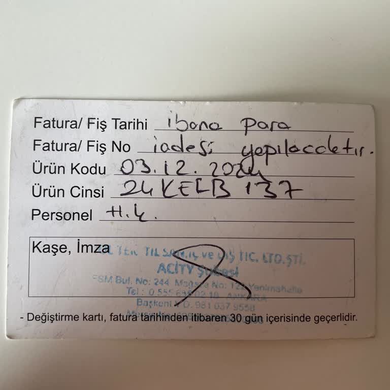 Para İadesi Bekleyen Müşteri Mağduriyeti