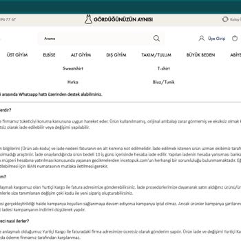 Hasarlı Ürün Ve Umursamaz Müşteri Hizmetleri