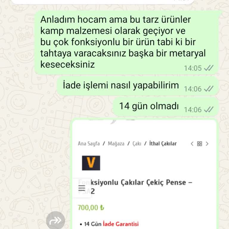 Kalitesiz Ürün Ve İlgisiz Müşteri Hizmeti