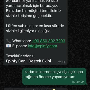 Bakiye Yükleme Sorunu Ve İlgisiz Destek