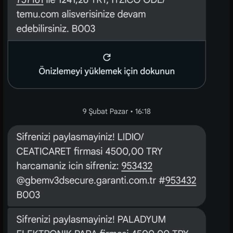 İzinsiz Kredi Kartı Çekimi