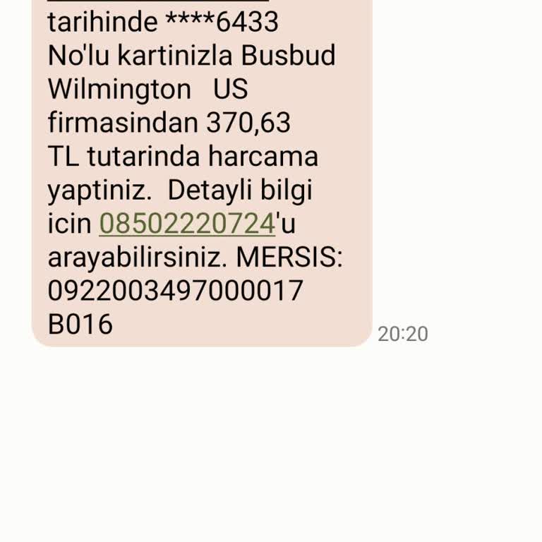 370 TL'lik Bilet Alımı Sorunu: Para Geri Dönmedi