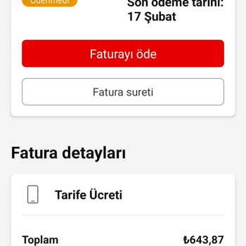 Vodafone Faturasında Hatalı Kesinti Ve İade Sorunu