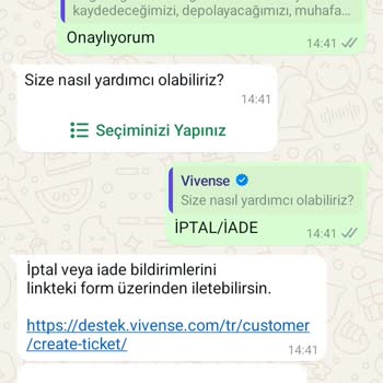 Sipariş İptali İçin Muhatap Bulamıyorum