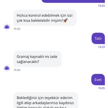 Getir Siparişinde İade Sorunu Ve Yetersiz Müşteri Hizmetleri