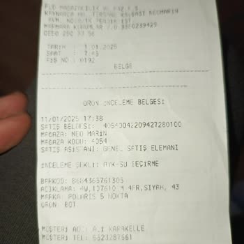 Su Geçiren Ayakkabı Ve İlgisiz İnceleme Süreci