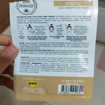 Yüz Maskesi Cildimi Yaktı, Geri Dönüş Bekliyorum