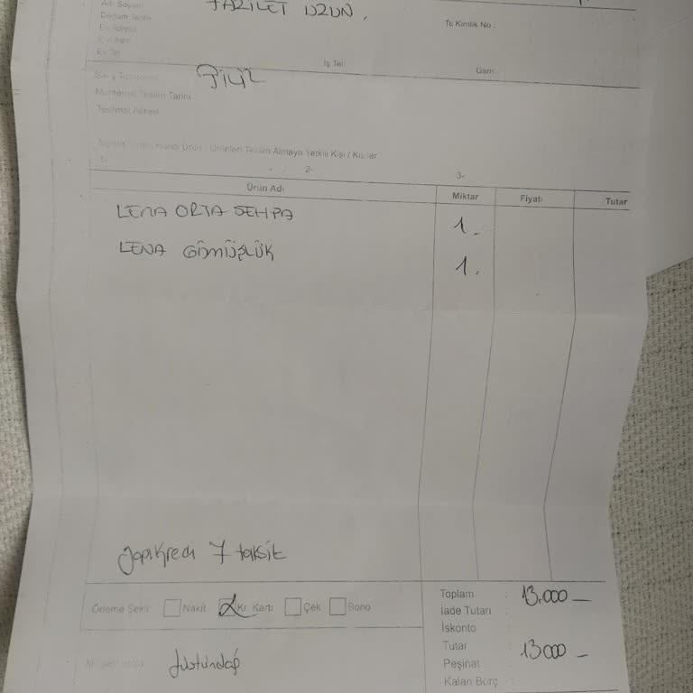 İstikbal Lena Yemek Takımı Montaj Sorunu