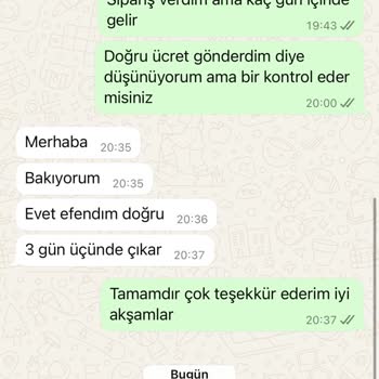 Orijen Mama Siparişimde İletişim Sorunu