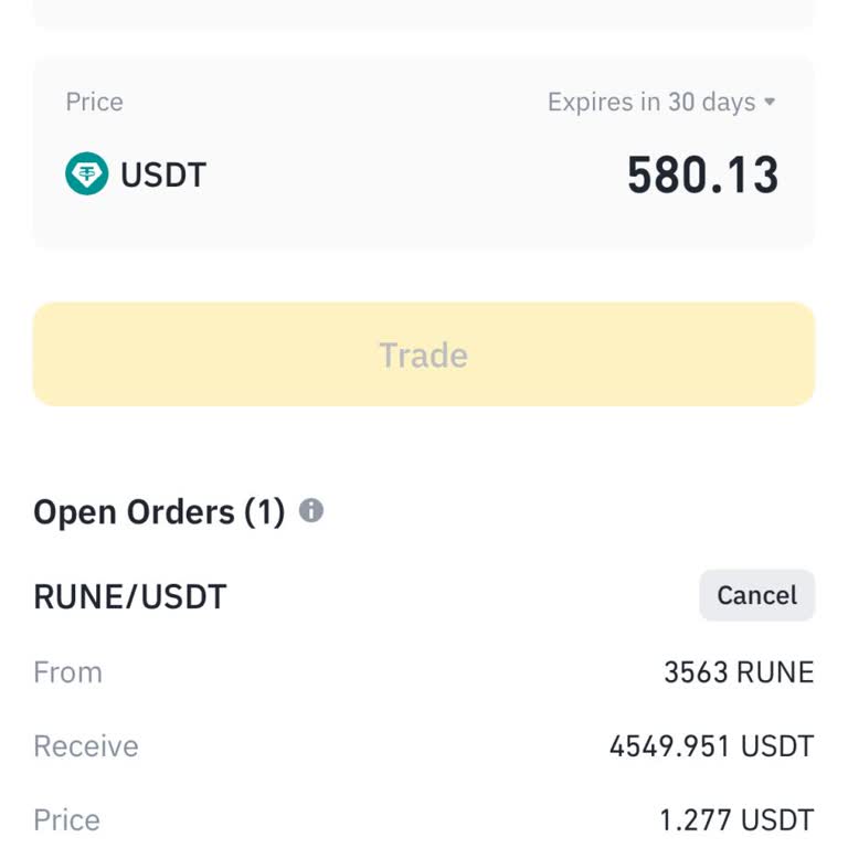 Binance, problemas para cancelar operación de conversión