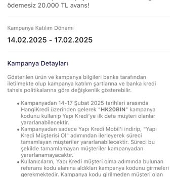 Yapı Kredi'nin Kampanya Ve Hizmetlerinde Yaşadığım Hayal Kırıklığı