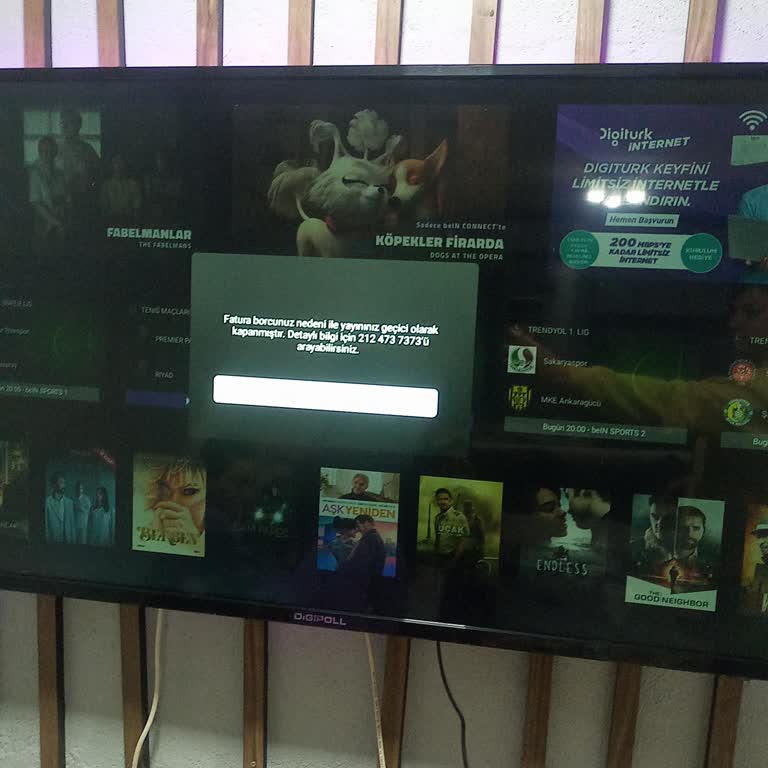 Ödenmemiş Fatura Olmamasına Rağmen Yayın Kesintisi