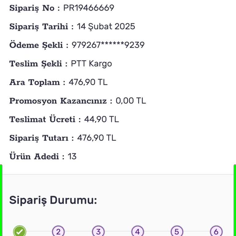 Sipariş Gecikmesi Ve İptal Sorunu