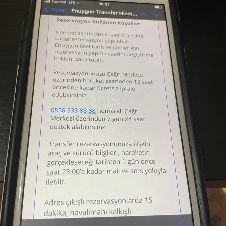 Transfer Hizmetinde Bilgi Eksikliği Ve İletişim Sorunları
