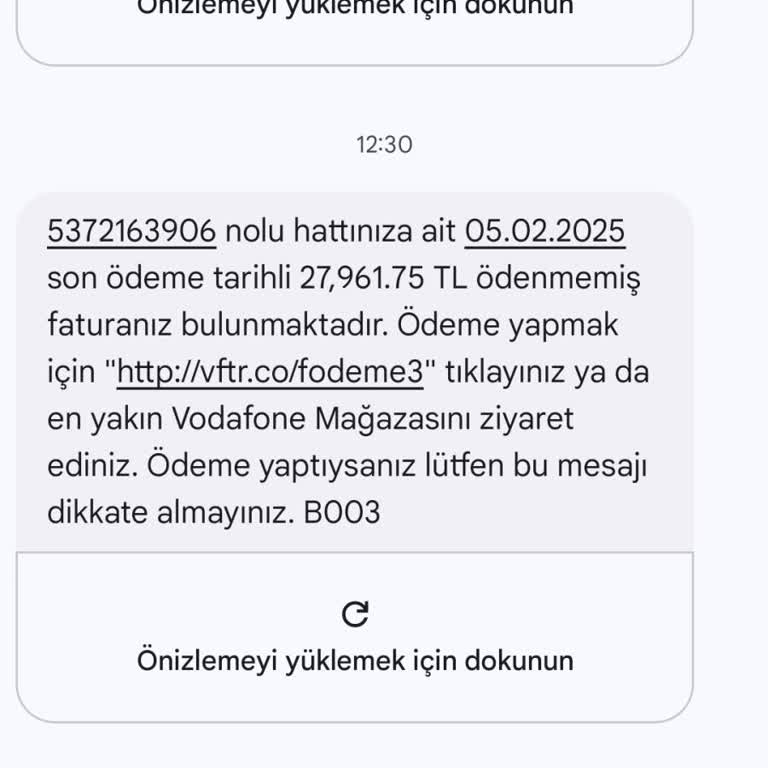 Yüksek Fatura Borcu İçin Taksitlendirme Talebi
