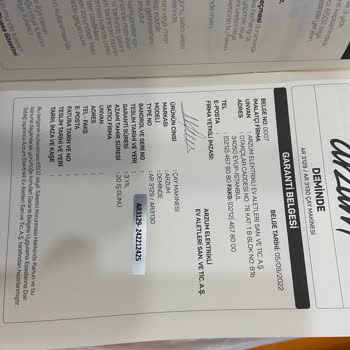 Arızalı Ürün Satışı Ve Yetersiz Müşteri Hizmeti