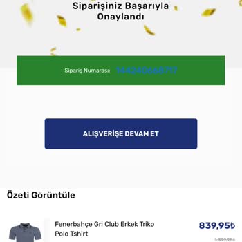 Fenerium Sipariş Takip Sorunu: Kargo Ve Onay Mesajı Eksikliği