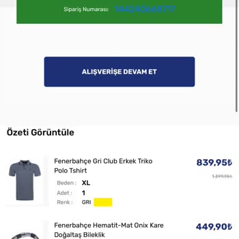 Fenerium Sipariş Takip Sorunu: Kargo Ve Onay Mesajı Eksikliği