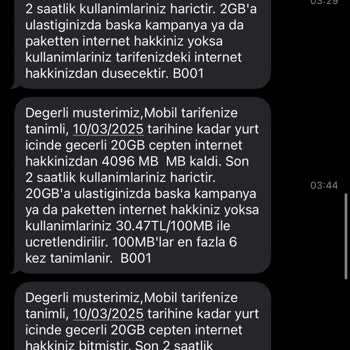 Gece Yarısı Tükenen İnternet Paketleri