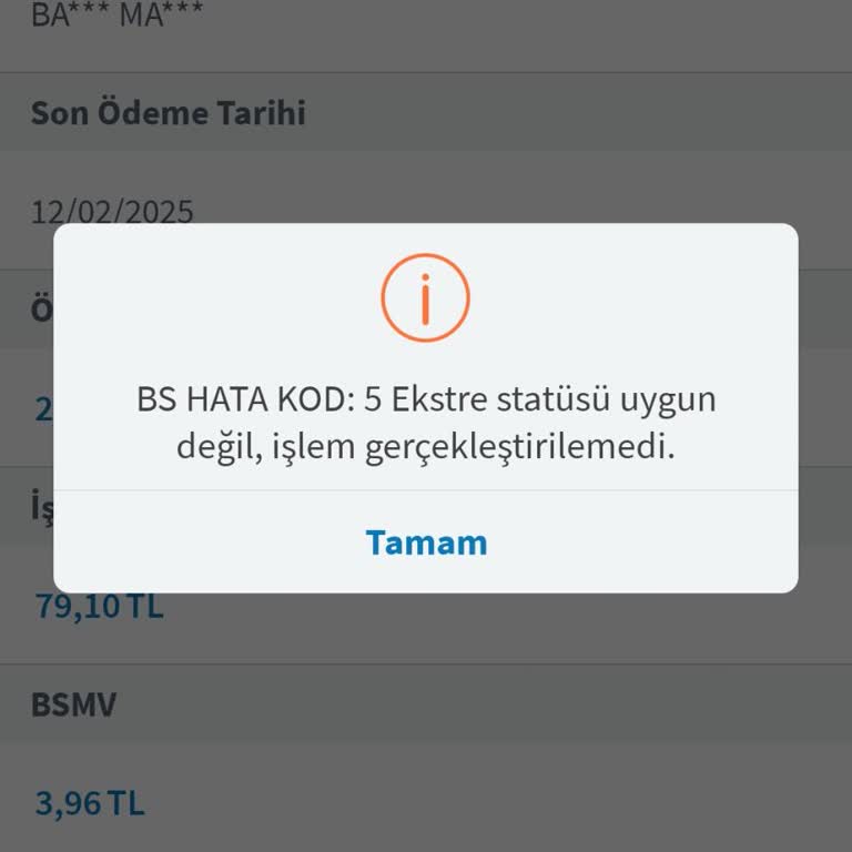 Halkbank Paraf Kredi Kartı İle Fatura Ödeme Sorunu