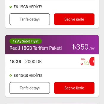 Vodafone Red Sosyal Pass Paket Sorunu