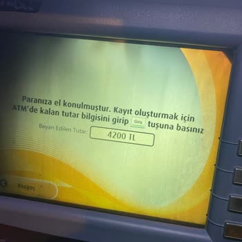 ATM Paramı Yuttu, Çözüm Bekliyorum