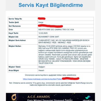 Hasarlı Ürün Ve Yanıltıcı Bilgilendirme Mağduriyeti