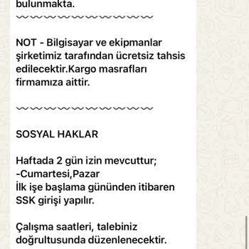 Şüpheli İş Teklifi Ve Kişisel Bilgi Güvenliği Endişesi